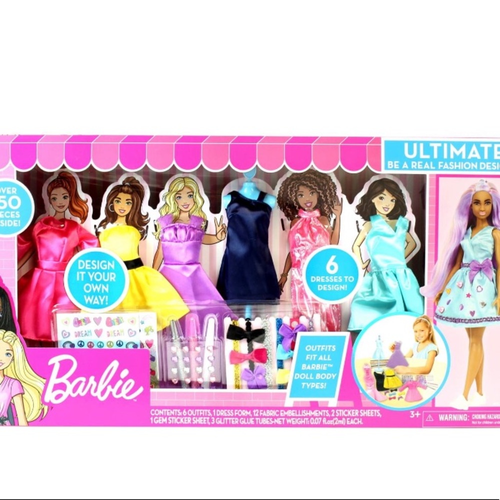 Barbie Be a Fashion Designer Ultimate 150 piece set